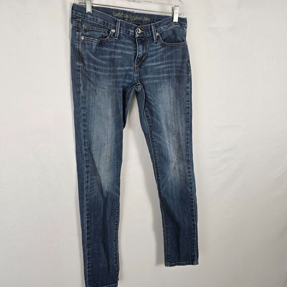 Levi's 421 Jeans Juniors - Women's 9 / 29 Blue Medium Wash Skinny Natural Fade - Picture 14 of 16